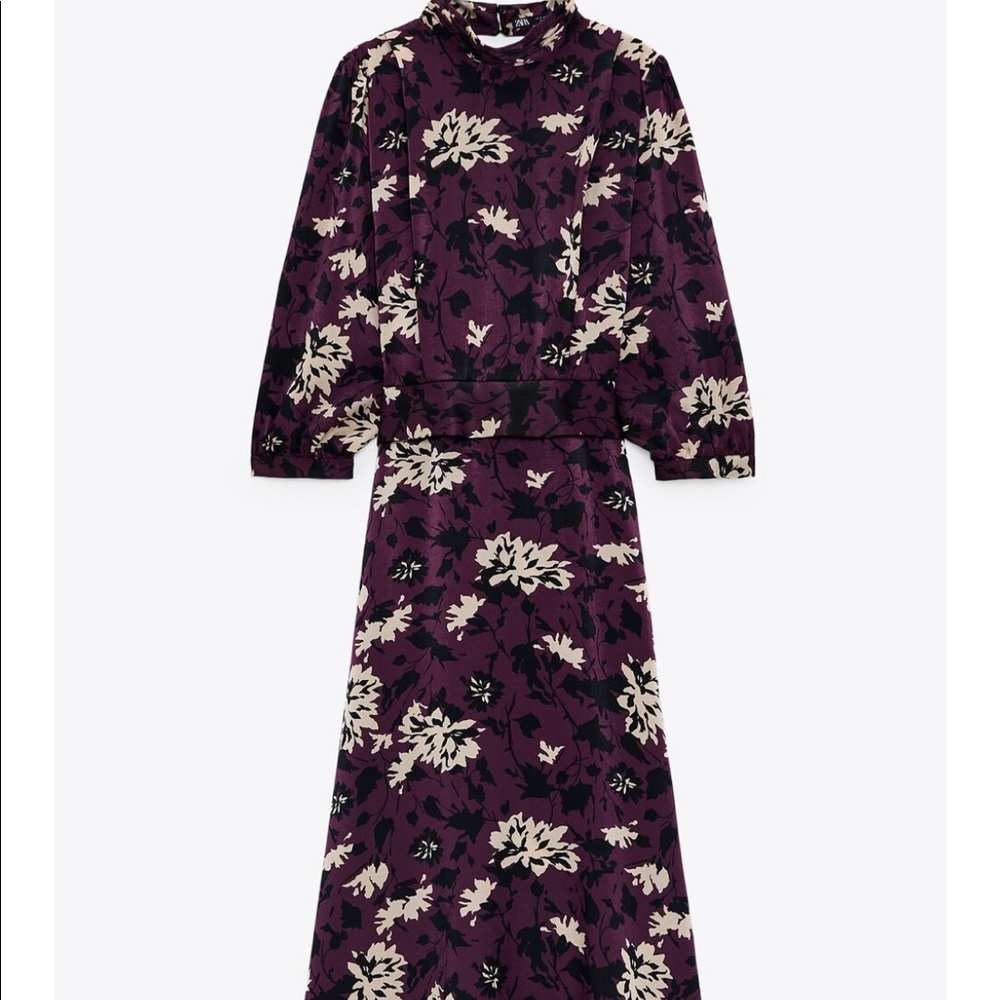 Zara Floral Print Dress - Picture 5 of 9